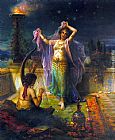 Han-wu Paintings - Arabian Nights by Hans Zatzka